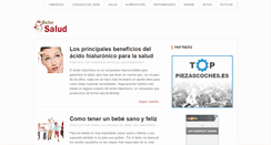 Desktop Screenshot of bebesalud.net