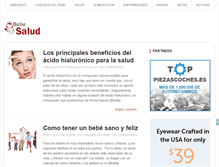 Tablet Screenshot of bebesalud.net